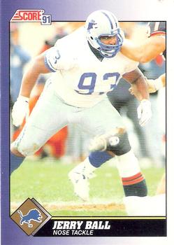 Jerry Ball Detroit Lions 1991 Score NFL #98